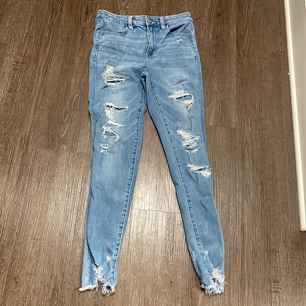 American Eagle Size 4 Super High Rise Jeggings